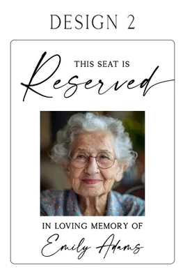 Reserved Memorial Sign, Personalized Memorial Plaque, In Loving Memory Wedding Decor, Sympathy Gift, Memorial Acrylic Wedding Sign - Image 10