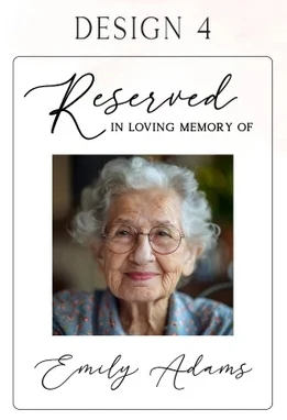 Reserved Memorial Sign, Personalized Memorial Plaque, In Loving Memory Wedding Decor, Sympathy Gift, Memorial Acrylic Wedding Sign - Image 12