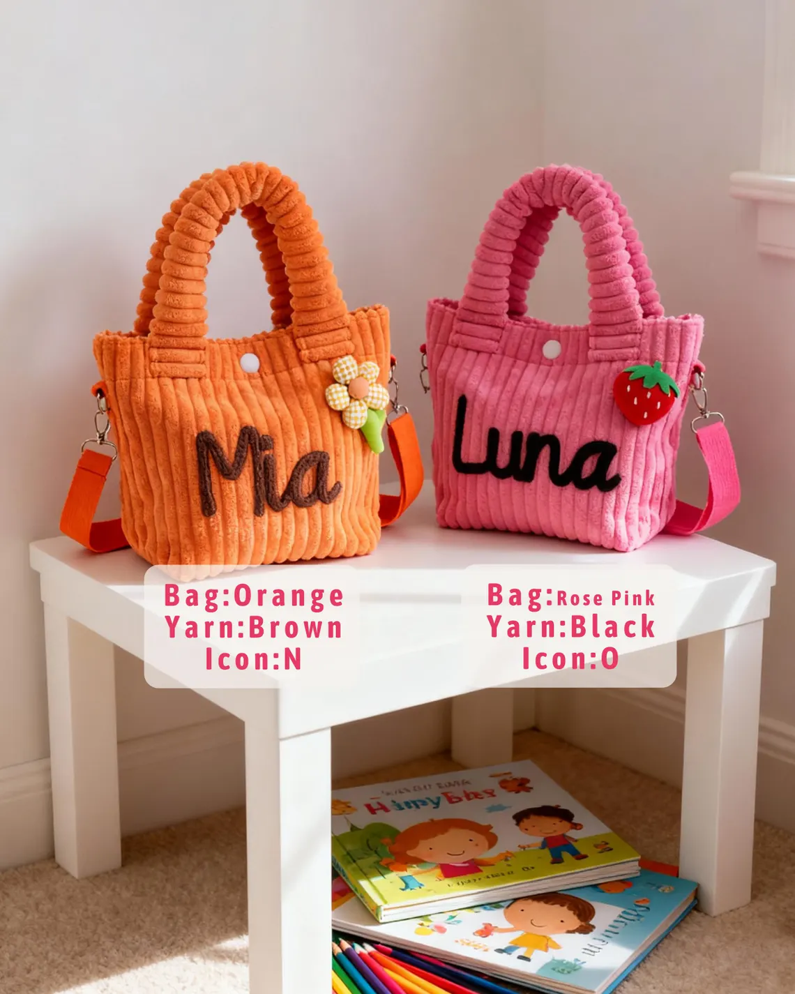 Personalized Toddler & Kids Crossbody Bag – Custom Name Purse - Image 12