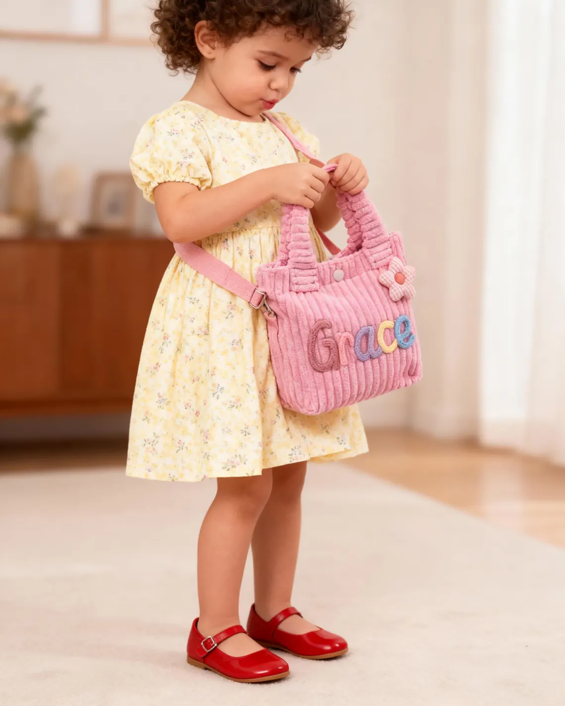 Personalized Toddler & Kids Crossbody Bag – Custom Name Purse - Image 2