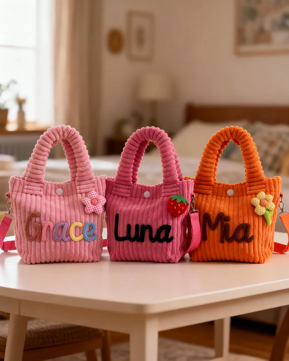 Personalized Toddler & Kids Crossbody Bag – Custom Name Purse - Image 3