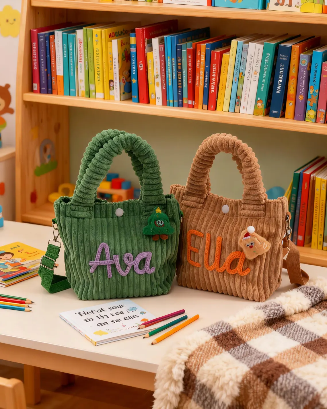 Personalized Toddler & Kids Crossbody Bag – Custom Name Purse - Image 4