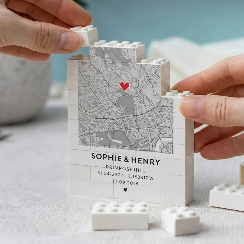 Where It All Began Map Block – Personalized Couple Gift - Image 5