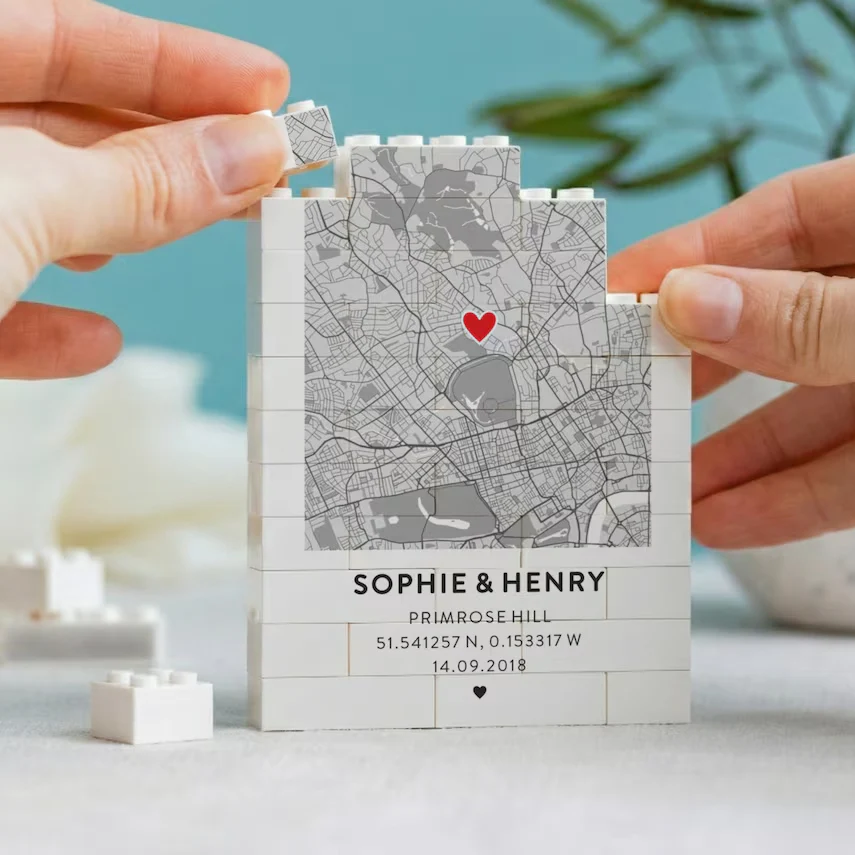 Where It All Began Map Block – Personalized Couple Gift - Image 6