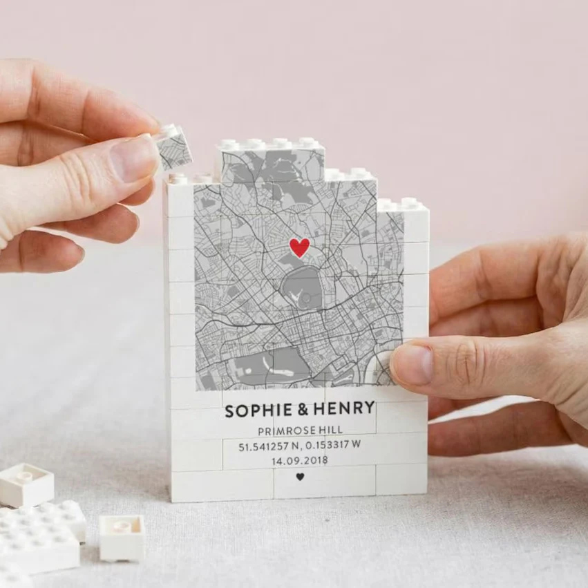 Where It All Began Map Block – Personalized Couple Gift - Image 7