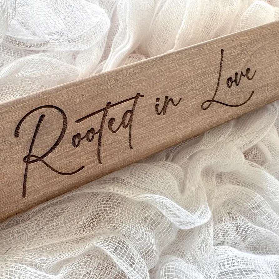 Wood Birth Flower Garden - Custom Wooden Keepsake for Mom - Image 6