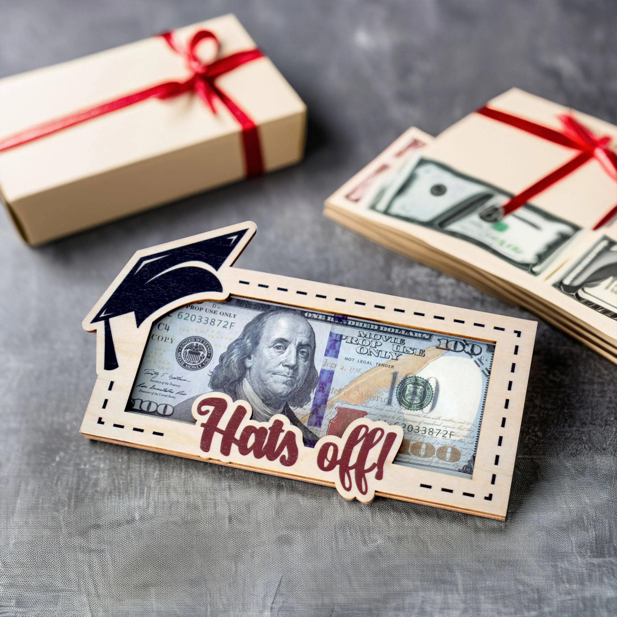 Wooden Envelope Money Holder - Perfect Gift for Mother's Day & Father's Day - Image 3